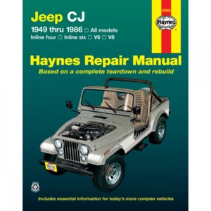 Jeep CJ-2A CJ-3A CJ-3B CJ-5 CJ-5A CJ-6 CJ-7 1949-1986 Reparaturanleitung Haynes - Bild 1 von 5