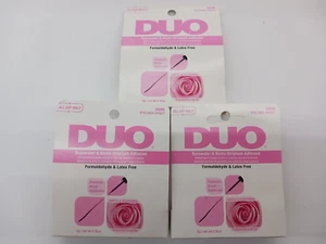 (3) Duo-Rosewater & Biotin-Striplash Adhesive All-Day Hold Dark Eyeliner Effect - Picture 1 of 2