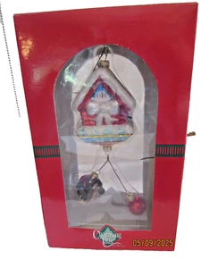 Fitz and Floyd Charming Tails "Co Co" for Christmas Blown Glass Ornament - Picture 1 of 4