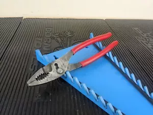 #ay897 Snap On Tools 49ACF Red 9" Combo Slip-Joint Pliers - Picture 1 of 21