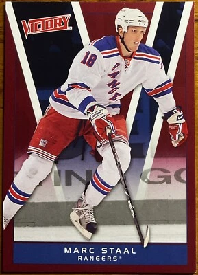 2010-11 Upper Deck Victory Red Marc Staal #131 New York Rangers - Image 1 of 2