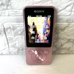 SONY NW-S14 Pink Walkman MP3 Player 8GB Body Bluetooth Audio Tested Works - Picture 1 of 6