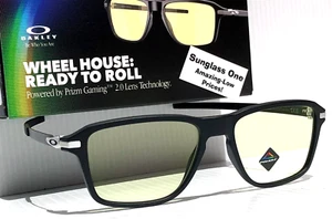 NEW Oakley WHEEL HOUSE Matte Black PRIZM Gaming Clear Lens Sunglass 9469-09 - Picture 1 of 20