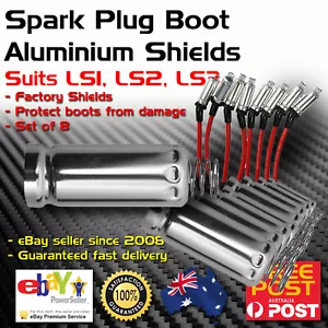 EAGLE Spark Plug Boot Heat Shields suit Commodore LS2 LS3 6.0 6.2 set 8 - Picture 1 of 2