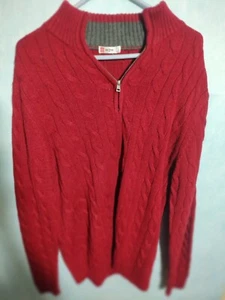 H2H Mens Casual Slim Fit Knitted Cardigan Zip-up Long Sleeve Thermal with Twiste - Picture 1 of 10
