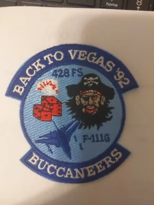 1992 -BACK TO VEGAS '92 BUCCANEERS 428th FS-F-111G-ORIGINAL! - Picture 1 of 4