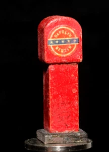 antike Miniatur Tanksäule Dapolin Benzin Erzgebirge vor 1945 - Bild 1 von 8