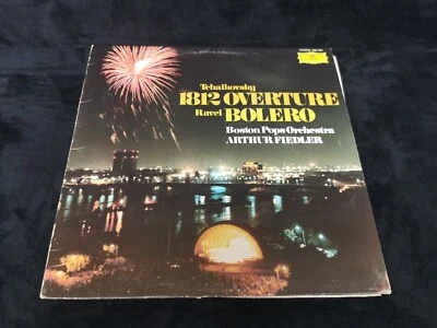 Tchaikovsky 1812 Overture Ravel Bolero LP Boston Pops Fiedler DG CAN Vinyl - Image 1 of 4
