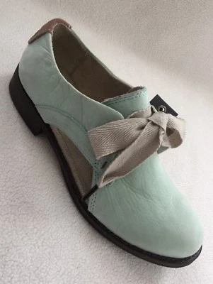 Nuevos cordones Oxford nobuck verde menta claro oruga 5 (US)/3 UK/ 36 EUR Foto 1 de 4