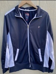 Phat Farm Full Zip Coat Jacket Navy White Size Mens Large NWT - Picture 1 of 1