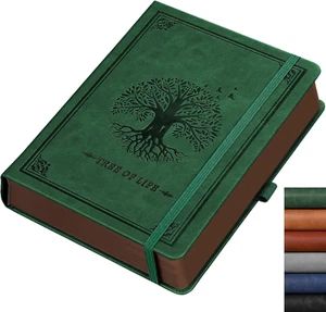 RETTACY Large B5 Leather Journal, Hardback Lined Notebook, with 320 Numbered Pag - Picture 1 of 12