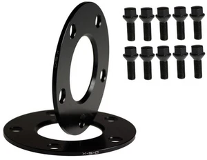 5mm Wheel Spacers PAIR 5x108 65.1mm CB for Volvo S60 S80 V70 + LONGER BOLTS - Picture 1 of 1