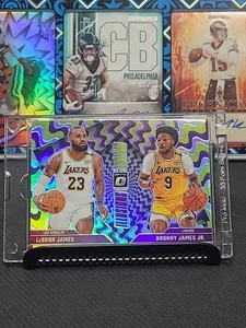 2024-25 Panini Donruss Optic Optical Illusion LeBron James - Bronny James #2 RC - Bild 1 von 3