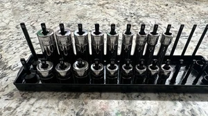 Snap-on Tools EE. UU. NUEVO 18 piezas 1/4" Drive 6PT SAE Juego de enchufes profundos poco profundos 120STTM - Imagen 1 de 3