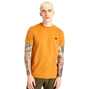 Timberland TB0A2BPRP471 DUNSTAN RIVER Short Sleeve Tee WHEAT BOOT T-shirt uomo P - Picture 1 of 3
