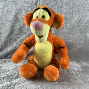Vintage Disney 14" Tigger mit Gelenkbeinen und lockigem Schwanz Etikett entfernt - Bild 1 von 7