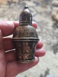 Vintage Crest Sterling Pfeffer-/Salzstreuer gewichtet 3 Zoll - Bild 1 von 3