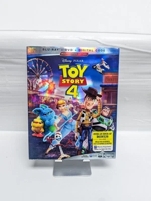 TOY STORY 4 (Blu-ray + DVD) Disney Pixar W/Slipcover HTF OOP BRAND NEW SEALED - image 1 of 3