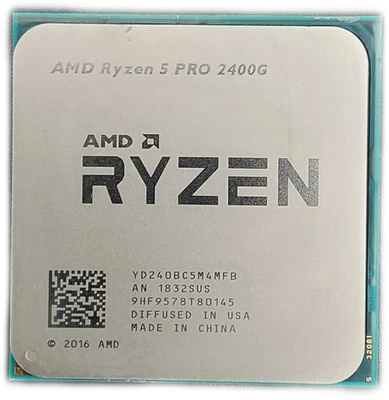 Процессор AMD Ryzen 5 Pro 2400G YD240BC5M4MFB 3,60 ГГц 4-ядерный AM4 - Изображение 1 из 4
