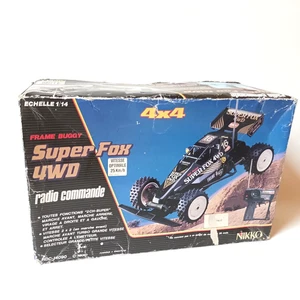 Nikko Superfox 4WD Backfire 4WD Taiyo Jet Figter Buggy No Tyco vintage - Foto 1 di 9