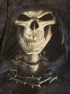 T-shirt manica lunga The mountain tie dye con stampa teschio - Foto 1 di 5