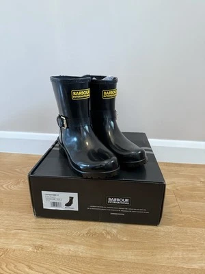Barbour International Mugello Wellington Boots Wellies - UK 5 US 7 EU 38