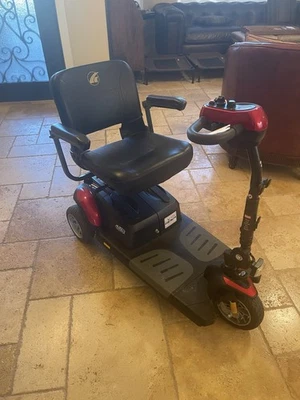 3-Wheel Electric Mobility Scooter for Adults - Golden Tech - Red - Exc Cond - Image 1 of 4