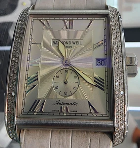 Raymond Weil Watch Don Giovanni Diamonds Automatic 35mm Silver Dial Diamond - Picture 1 of 15