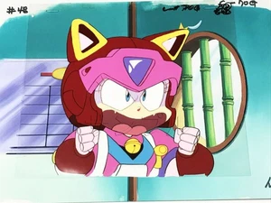 SAMURAI PIZZA CATS Pururun Animazione Cel con Sfondo Giapponese - Foto 1 di 7