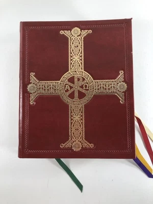 Roman Missal English Translation #3 2011 Leather HC Book w Thumb Tabs Foto 1 de 4