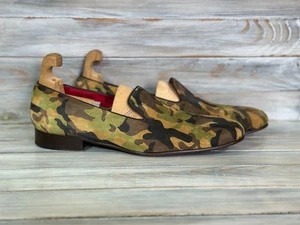 Matthew Cookson Paris Herren Camouflage Schuhe mit Absatz Luxusmarke - Bild 1 von 24