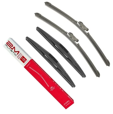 前后挡风玻璃刮片适用于迷你 COOPER CLUBMAN F54 2016-2024 — 第 1/4 张图片