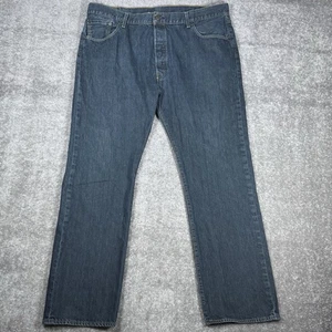 Levi’s 501 Jeans Herren 42x32 Blau Denim Classic Straight Button Fly - Bild 1 von 10