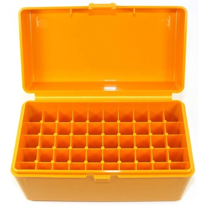 Caja de munición de plástico FSR rifle grande 50 Rd ámbar sólido FS-LR-50-ámbar-sólido Foto 1 de 1