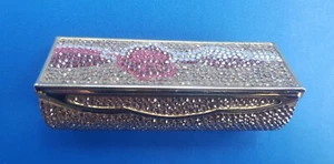 Custodia porta rossetti cristallo Swarovski multicolore Judith Leiber vintage firmata - Foto 1 di 6