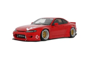 Rocket Bunny Nissan Silvia S15 2014 Red 1:18 Model Car Limited Otto Models - Picture 1 of 11
