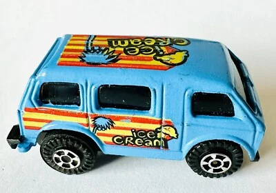 Vintage Summer Ice Cream Van Scale 1:80 Blue S8305 Dieccast Toy Vehicle Car Van - Image 1 of 4