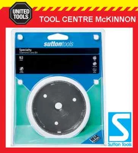 SUTTON 92mm DIAMOND CORE HOLESAW FOR TILES PORCELAIN & BRICK – SUIT M14 GRINDER - Picture 1 of 3