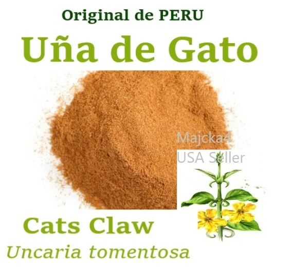 Una de Gato Uña de Gato 3 oz Molido Cats Claw powder Peru Uncaria tomentosa - Image 1 of 1