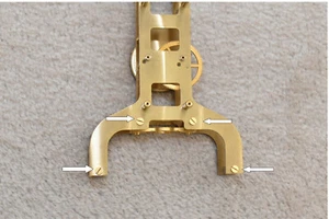 Tornillos de reloj Jaeger Lecoultre Atmos, tornillos de montaje de placa frontal - Imagen 1 de 1