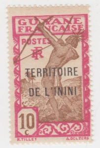 FRENCH ININI 1932. Guyane OP "Inini". Archer. Native firing arrow. Mi FR-INI 4. - Picture 1 of 1
