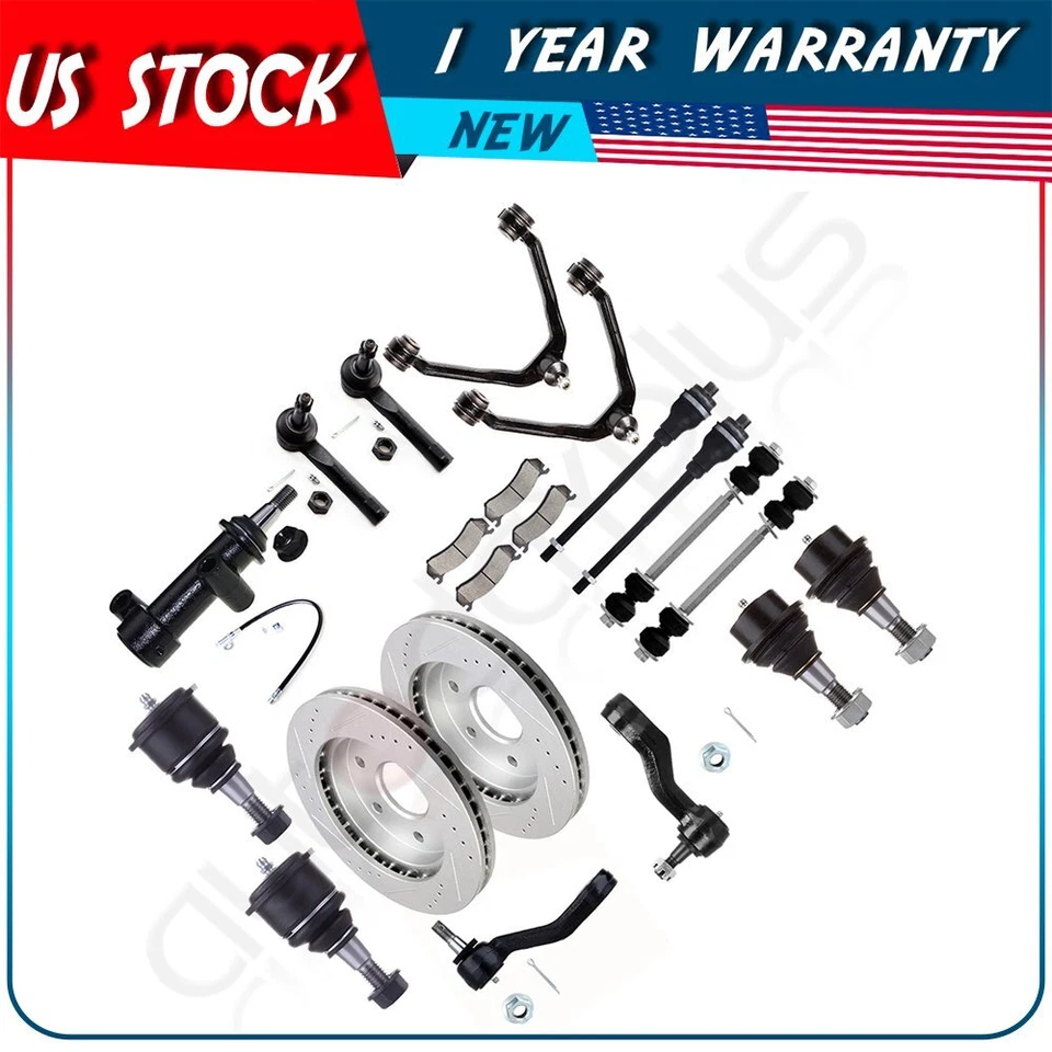 17X apto para rotores de freno de barra estabilizadora de rótula delantera GMC Yukon XL 1500 2000-2006 Foto 1 de 4