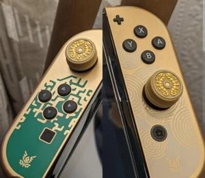 2x Zelda Nintendo Switch/Oled/Lite /Joy-Con Thumb Stick Grips Caps - Picture 1 of 1