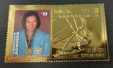 Dominica  - Lee Lai-Shan - Olympic Gold Medalist - Gold Stamp - MNH