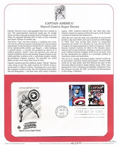 First Day Cover, Postal Commemorative Society 2007, Captain America 4159e, 4159o - Picture 1 of 2