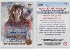 2014 Topps US Olympic & Paralympic Team and Hopefuls /50 Heather Richardson Auto