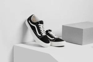 Van Old Skool Negra Blanca EE. UU. TALLAS UNISEX VN000D3HY281 - Imagen 1 de 2