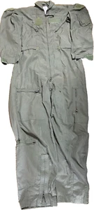 USGI Military USAF Men Nomex Sage Flyers Coveralls 40R #4 - Picture 1 of 3