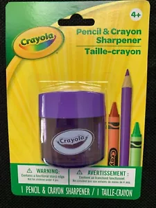 New in Package Crayola Pencil and Crayon Sharpener Purple - Picture 1 of 1