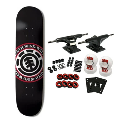 ELEMENT SKATEBOARDS Complete Skateboard TEAM SEAL BLACK 8.0"
